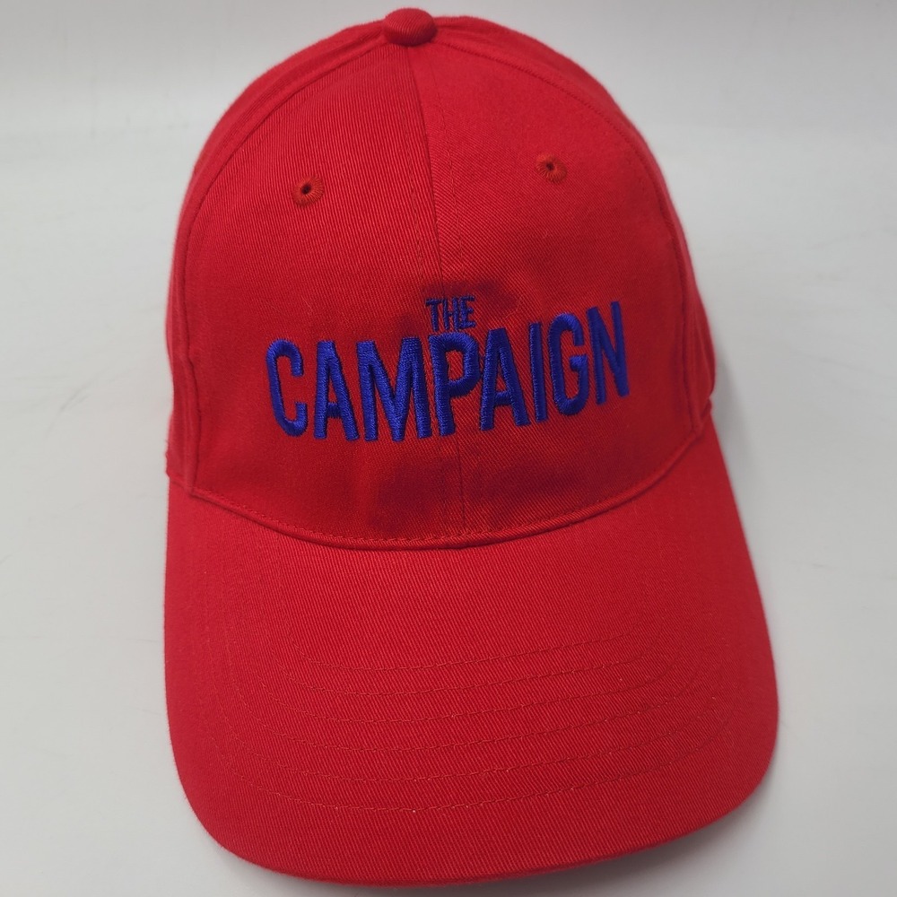 The Campaign‎ Movie Promo Hat Adjustable 2012 Comedy Satire Strapback Red Blue